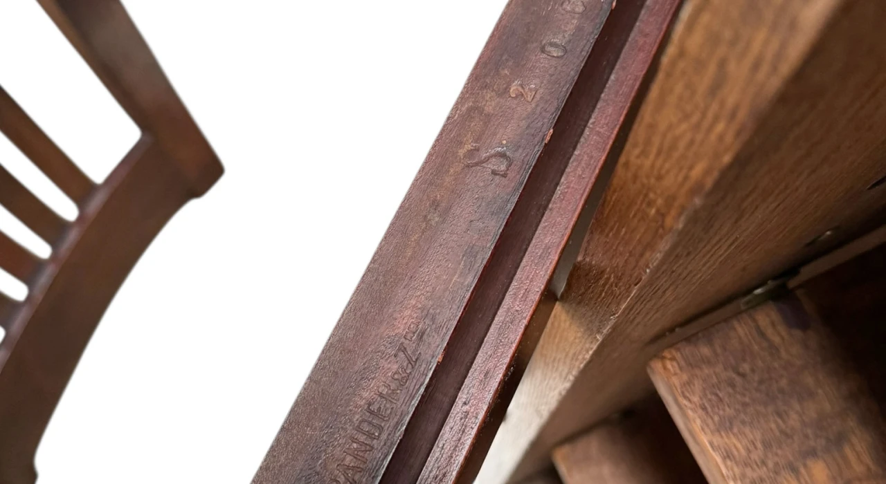 Art Deco Modernist High Back Chair by Hendrik Wouda for Pander, 1924